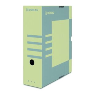 Box archivní plný DONAU /10cm Standardní box pro uložení pákového nebo kroužkového pořadače. Lze skladovat rozloženě