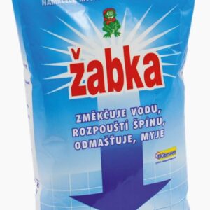 Žabka 400gr Žabka změkčuje vodu a rozpouští špínu. Je vhodná pro namáčení i předpírku. Důkladné namočení zbaví prádlo největší špíny