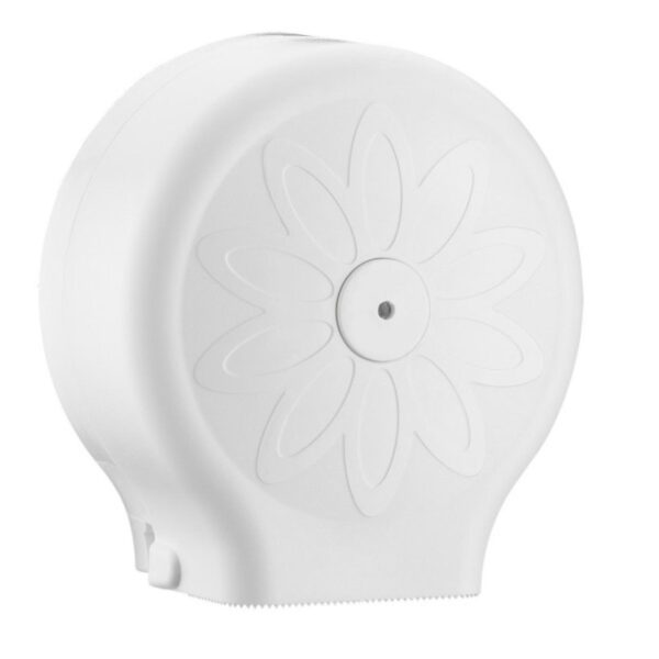 Zásobník na TP 190-240mm bílý plast Zásobník nástěnný na JUMBO toaletní papír o průměru 19-24cm
