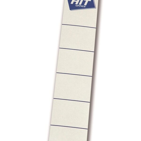 Etikety na pořadač 8 cm lepicí/10ks Papírové samolepicí hřbetní štítky pro přehledné rozlišení pořadačů a v nich založených dokumentů.
