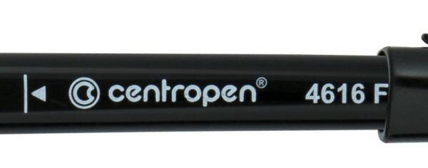 Popisovač Centropen 4616 na CD černý Centropen 4616 je liner s egronomickým designem