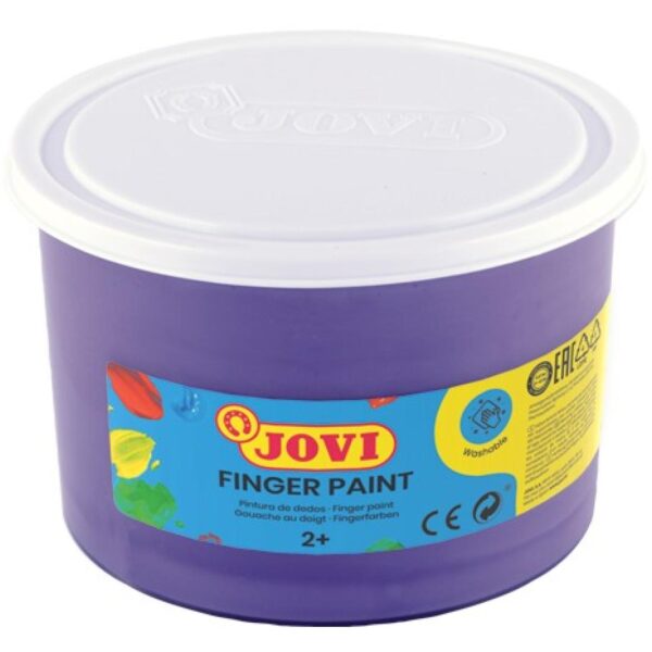 Prstové barvy JOVI 500ml fialová - 56123 Kvalitní prstové barvy na bázi přírodních ingrediencí se želatinovou strukturou