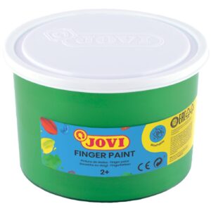 Prstové barvy JOVI 500ml zelená - 56117 Kvalitní prstové barvy na bázi přírodních ingrediencí se želatinovou strukturou