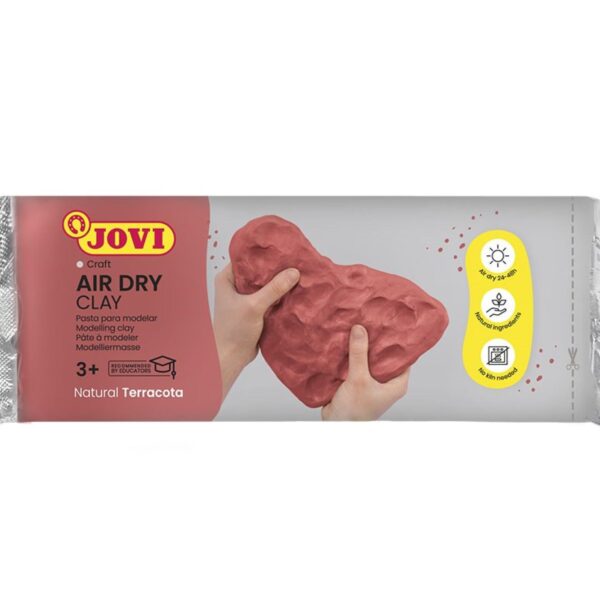 Modelovací hmota JOVI samotvrdnoucí 1kg hnědá Terracotta - 89 Samotvrdnoucí hmota