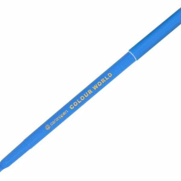 Popisovač Centropen 7550 modrý Centropen COLOUR WORLD 7750 je barevný značkovač