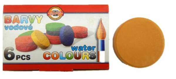 Barvy vodové Koh-i-noor náplň 57mm hnědá okrová Barvy vodové Koh-i-noor náplň 57mm hnědá okrová Náplň do vodovek MAXI