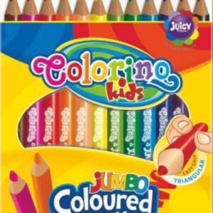 Pastelky Colorino trojhranné JUMBO 12 barev Pastelky mají délku 17