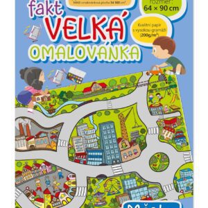MAXI Velké omalovánky - Město Velkoformátové omalovánky