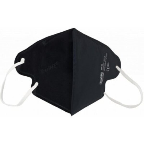 Respirátor FFP2 Premium NANO - česká výroba BreaSAFE černý Respirátor FFP2 Premium NANO - česká výroba BreaSAFE černý