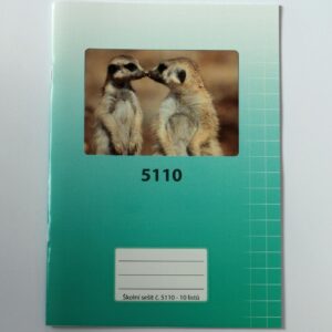 Sešit školní 5110 bezdřevý čtvereček Školní sešit A5 5110 čtverečkovaný z bezdřevého papíru. Papír 70g/m2