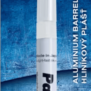 Popisovač 9210 lakový bílý/ kulatý hrot 2mm Univerzální lakový značkovač