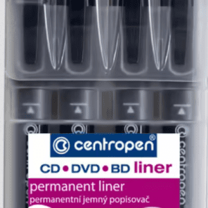 Popisovač Centropen 4616/4ks na CD Liner s novým ergonomickým designem na popisy CD