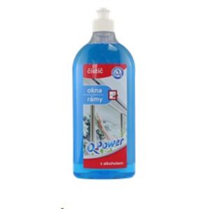 Q POWER čistič na okna a rámy 750ml Čistič oken a rámů Q Power je určený k odstranění nečistot z plastových rámů i oken. 