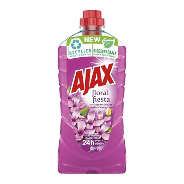 AJAX UNI na podlahy Levandule fialový 1000ml Ajax Floral Fiesta s vůní levandule je čistič na více povrchů se speciálním složením kombinující tradiční přísady