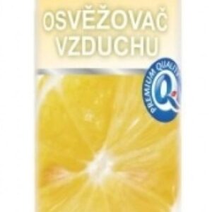 Osvěžovač vzduchu Q Power citron 300ml Osvěžovač vzduchu Q-Power s vůní citronu určenou k rychlému a účinnému osvěžení vašeho domova a pohlcení nepříjemných pachů. Naplní místnost plnou svěží vůní. Osvěžovač vzduchu před použitím protřepejte. Uchopte nádobu svisle a rozprašujte směrem do středu místnosti. Nestříkejte přímo na potraviny a textil.