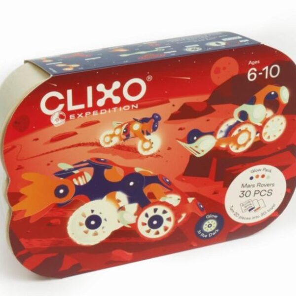Magnetická stavebnice CLIXO Mars Rovers 30ks CLIXO Mars Rovers je flexibilní