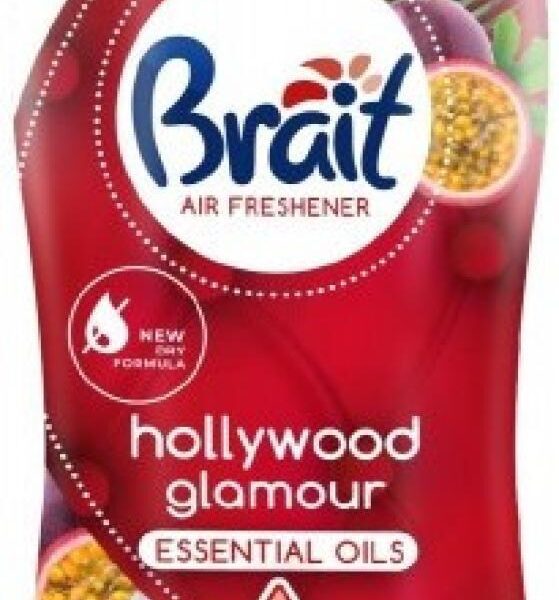 Osvěžovač vzduchu "suchý" Brait 300ml Hollywood Nový Brait Hollywood Glamour osvěžovač vzduchu - neobsahuje vodu