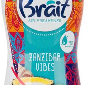 Osvěžovač vzduchu "suchý" Brait 300ml Zanzibar Nový Brait Zanzibar Vibes osvěžovač vzduchu - neobsahuje vodu