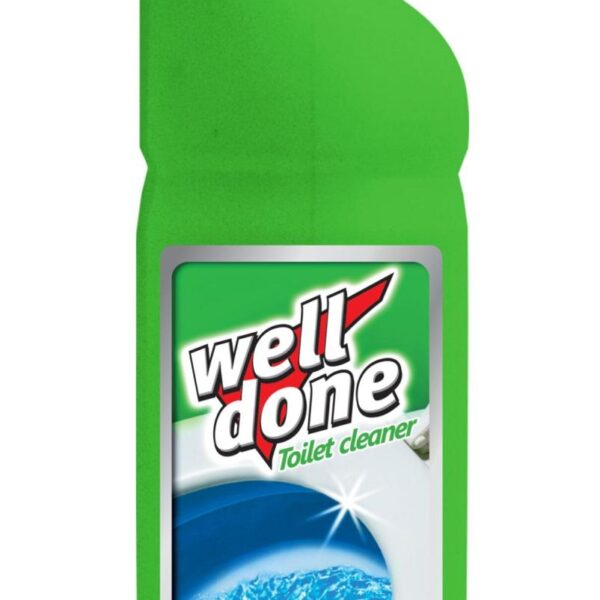 WELL DONE WC čistič 1l Fresh Power Vynikající koncentrovaný čistič se svěží vůní účinně odstraňuje vodní kámen
