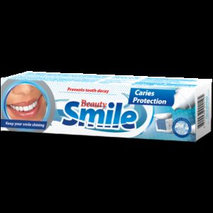 Zubní pasta Smile Beauty 100ml Zubní pasta Smile Beauty CARIES PROTECTION je obohacena o fluoridy