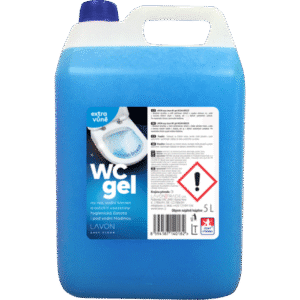 LAVON WC gel 5l ocean LAVON WC gel s vůní oceánu 5 l s obsahem kyseliny a svěží parfemací účinně a snadno odstraní rez