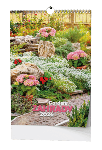 Kalendář nástěnný A3 Zahrady BNG8 Kalendář nástěnný A3 Zahrady BNG8 Mezinárodní měsíční kalendárium