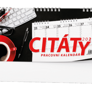Kalendář stolní pracovní Citáty I. BSB1 České týdenní  jmenné kalendárium 