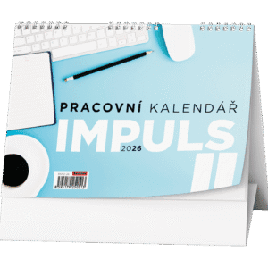 Kalendář stolní pracovní Impuls II. BSM2 České týdenní  jmenné kalendárium 
