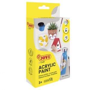 Barvy akrylové JOVI 6x55ml + štětec - 670 Akrylová barva JOVI DECOR AKRYL na vodní bázi