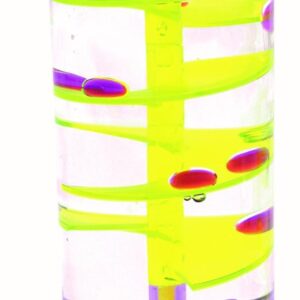 Sensory válec-Spirála s barevným olejem 1ks FIALOVÝ Spirálové tekutinové přesýpací hodiny o délce chodu přibližně 9 minut a 30 sekund. Plastová spirála naplněná barevnou tekutinou vytváří fascinující efekt padajících bublinek. Hodiny nejsou určeny pro přesné měření času