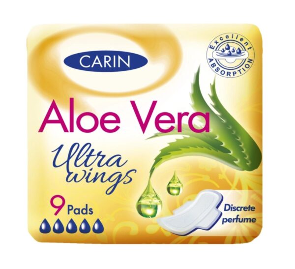 Dámské vložky Carin ultra s křidélky 9ks Dámské vložky Carin ultra s křidélky 9ks Dámské hygienické vložky Carin Ultra Wings s křidélky. Ultra tenké jednotlivě balené vložky s křidélky s vysokou absorpční schopností.
