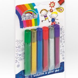 Lepidlo Fiorello Glitter - 6x13 ml Rozzařte své projekty! Tato sada šesti glitrových lepidel od značky Fiorello je ideální pro všechny kreativní nadšence