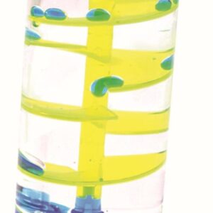 Sensory válec-Spirála s barevným olejem 1ks MODRÝ Spirálové tekutinové přesýpací hodiny o délce chodu přibližně 9 minut a 30 sekund. Plastová spirála naplněná barevnou tekutinou vytváří fascinující efekt padajících bublinek. Hodiny nejsou určeny pro přesné měření času