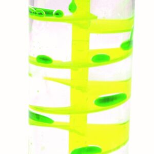 Sensory válec-Spirála s barevným olejem 1ks ZELENÝ Spirálové tekutinové přesýpací hodiny o délce chodu přibližně 9 minut a 30 sekund. Plastová spirála naplněná barevnou tekutinou vytváří fascinující efekt padajících bublinek. Hodiny nejsou určeny pro přesné měření času