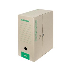 Box archivní plný 33x26x15 EMBA přírodní Box vyroben z osvědčené kvalitní hladké lepenky. Ekologicky šetrný výrobek s kvalitním potiskem sítotiskem v zelené barvě. Dodáván v rozloženém stavu pro úsporu místa při skladování a přepravě. Box s hřbetem 15 cm je doplněním řady a pojme 2x více dokumentů než typ 7