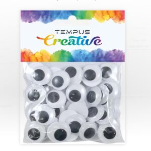 Očička kulatá samolepící 20mm/40ks Oživte své kreativní projekty!