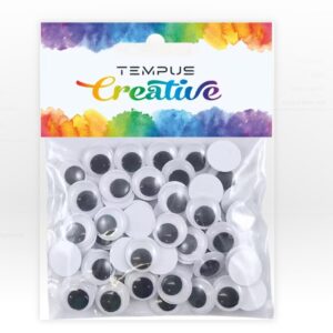 Očička kulatá samolepící 15mm/60ks Oživte své kreativní projekty!