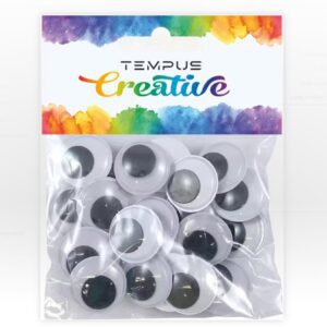Očička kulatá samolepící 25mm/25ks Oživte své kreativní projekty!
