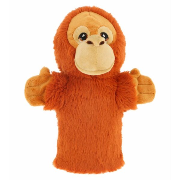 Plyšový maňásek na ruku 27cm - orangutan Plyšový maňásek na ruku 27cm - orangutan Roztomilý plyšový maňásek na ruku s motivem orangutana. Hra s maňáskem u dětí podporuje motorické dovednosti