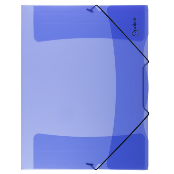 Desky spisové plast 253 s gumou modré Opaline A4 Desky spisové plast 253 s gumou modré Opaline A4 Spisové desky A4 z průhledného polypropylenu se třemi chlopněmi a s gumičkou. Ideální pro přenášení většího počtu dokumentů. Uzavírání pomocí gumičky zajišťuje bezpečné uložení a ochranu dokumentů. Roztažitelný hřbet až 3 cm s kapacitou 250 listů poskytuje dostatek prostoru pro archivaci objemnějších materiálů. Materiál polypropylenu o síle 350 mic zajišťuje vysokou odolnost a dlouhou životnost. Průhledné provedení umožňuje rychlou identifikaci obsahu. Tři chlopně chrání dokumenty ze všech stran.