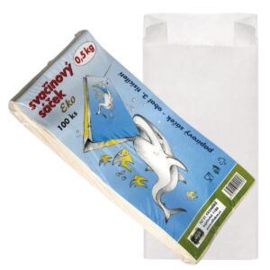 Sáček svačinový papírový 120x230/100ks/0