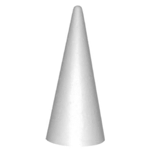Polystyrenový kužel 20cm/6ks Korpusy z polystyrenu jsou základní aranžérskou potřebou!