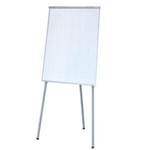 Tabule Flipchart YSA 2 Flipchart s magnetickým povrchem a rychloupínací lištou pro bloky s libovolnou roztečí děr. Popisovatelný za sucha stíratelnými fixy pro opakované použití. Má stabilní trojnohý stojan a odkládací lištu pro popisovače. Rozměr tabule 70 x 100 cm poskytuje dostatek prostoru pro prezentace