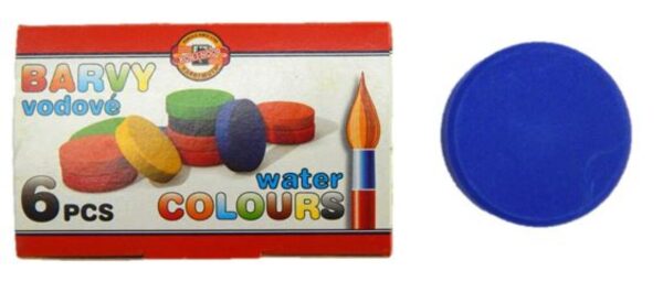 Barvy vodové Koh-i-noor náplň 57mm modrá tm. Barvy vodové Koh-i-noor náplň 57mm modrá tm. Náplň do vodovek MAXI