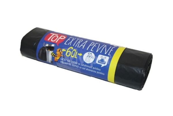 Sáček do koše 60l/10ks LDPE silné zatahovací Sáček do koše 60l/10ks LDPE silné zatahovací Sáček do koše silný zatahovací