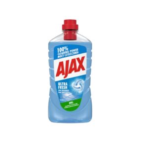 AJAX UNI na podlahy Fresh modrý 1000ml Ajax Ultra Fresh je čistič na více povrchů se speciálním složením kombinující tradiční přísady