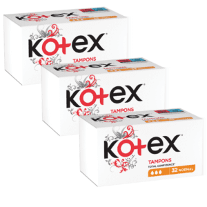 Tampony KOTEX 32ks normal Dopřejte si maximální svobodu pohybu