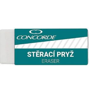 Pryž bílá Concorde Bílá pryž Concorde pro čisté a snadné mazání grafitových tužek. Šetrná k papíru
