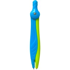 Kružítko KEYROAD Flow modré Kvalitní školní modré kružítko Keyroad Flow s ergonomickým úchopem pro snadné a přesné rýsování. Bezpečné provedení ideální pro žáky základních škol. Baleno v praktickém blistru.