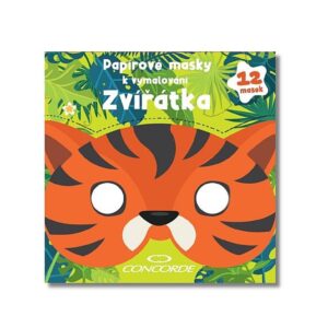Papírové masky k vymalování - zvířátka Vytvořte si vlastní masku! Tato kreativní sada papírových masek nabízí nekonečný prostor pro fantazii. Masky jsou předkreslené